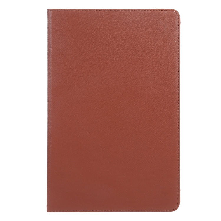 For iPad Air 13 2025 / 2024 360 Degree Rotation Litchi Texture Leather Tablet Case with Holder(Brown) - More iPad Cases by PMC TechLife | Online Shopping South Africa | PMC TechLife | Buy Now Pay Later Mobicred
