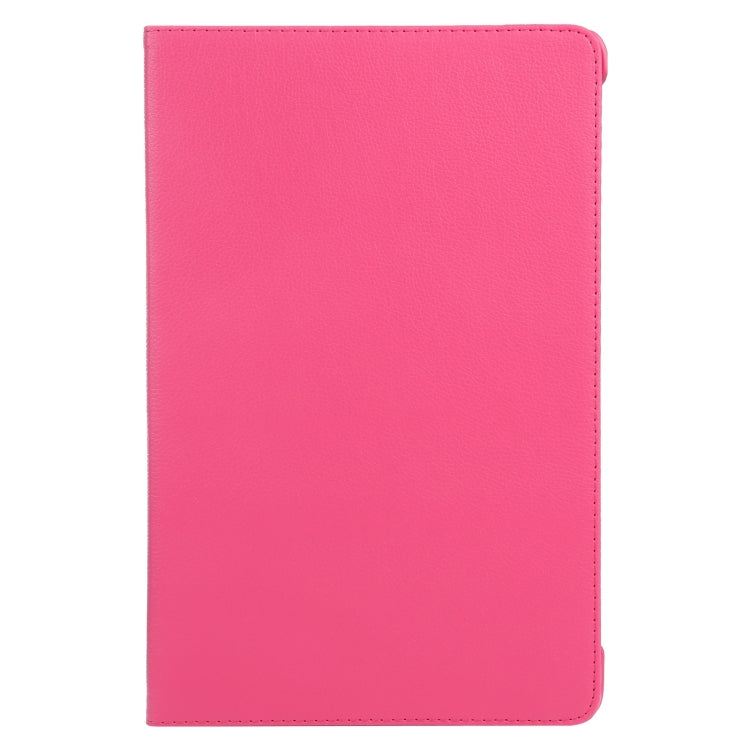 For iPad Air 11 2024 360 Degree Rotation Litchi Texture Leather Tablet Case with Holder(Rose Red) - iPad Air 11 2024 Cases by PMC TechLife | Online Shopping South Africa | PMC TechLife | Buy Now Pay Later Mobicred