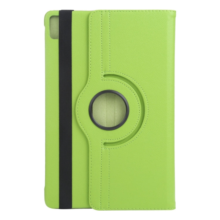 For iPad Air 11 2024 360 Degree Rotation Litchi Texture Leather Tablet Case with Holder(Green) - iPad Air 11 2024 Cases by PMC TechLife | Online Shopping South Africa | PMC TechLife | Buy Now Pay Later Mobicred
