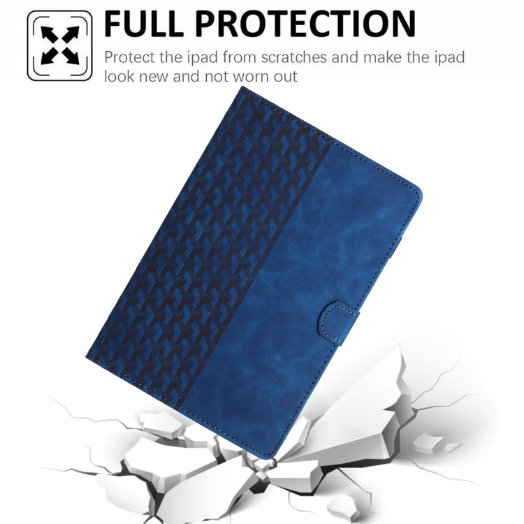 For iPad Pro 11 2024 Building Blocks Embossed Leather Smart Tablet Case(Blue) - iPad Pro 11 2024 Cases by PMC TechLife | Online Shopping South Africa | PMC TechLife | Buy Now Pay Later Mobicred