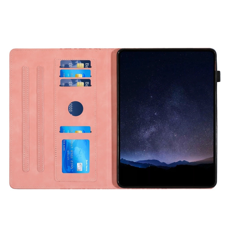 For iPad Pro 11 2024 Building Blocks Embossed Leather Smart Tablet Case(Pink) - iPad Pro 11 2024 Cases by PMC TechLife | Online Shopping South Africa | PMC TechLife | Buy Now Pay Later Mobicred