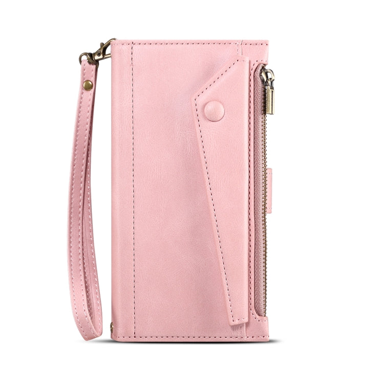 For Motorola Moto G24 Power ESEBLE Retro Frosted RFID Leather Phone Case(Rose Gold) - Motorola Cases by ESEBLE | Online Shopping South Africa | PMC TechLife | Buy Now Pay Later Mobicred