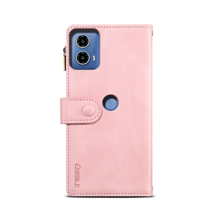 For Motorola Moto G24 Power ESEBLE Retro Frosted RFID Leather Phone Case(Rose Gold) - Motorola Cases by ESEBLE | Online Shopping South Africa | PMC TechLife | Buy Now Pay Later Mobicred