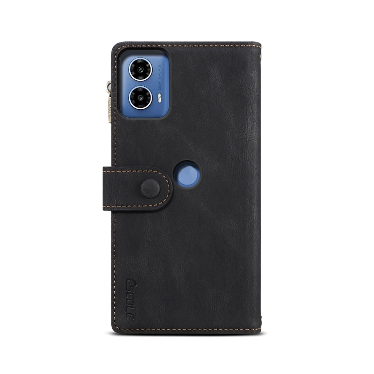 For Motorola Moto G34 ESEBLE Retro Frosted RFID Leather Phone Case(Black) - free shipping - PMC TechLife - Order now!