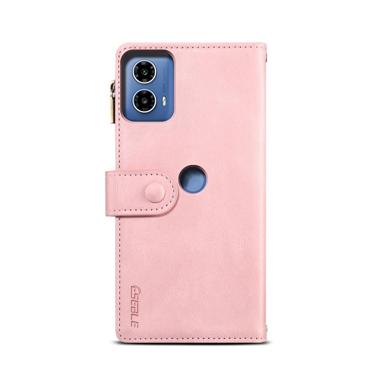 For Motorola Edge 50 Fusion ESEBLE Retro Frosted RFID Leather Phone Case(Rose Gold) - Motorola Cases by ESEBLE | Online Shopping South Africa | PMC TechLife | Buy Now Pay Later Mobicred