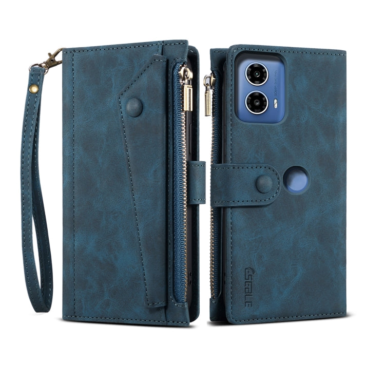 For Motorola Edge 50 Fusion ESEBLE Retro Frosted RFID Leather Phone Case(Dark Green) - free shipping - PMC TechLife - Order now!