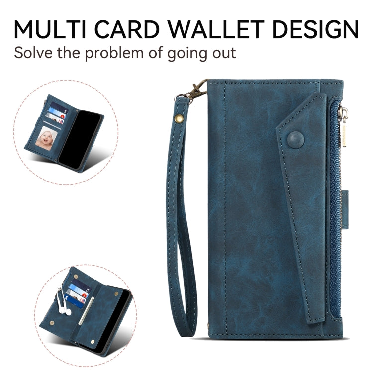 For Motorola Edge 50 Fusion ESEBLE Retro Frosted RFID Leather Phone Case(Dark Green) - free shipping - PMC TechLife - Order now!