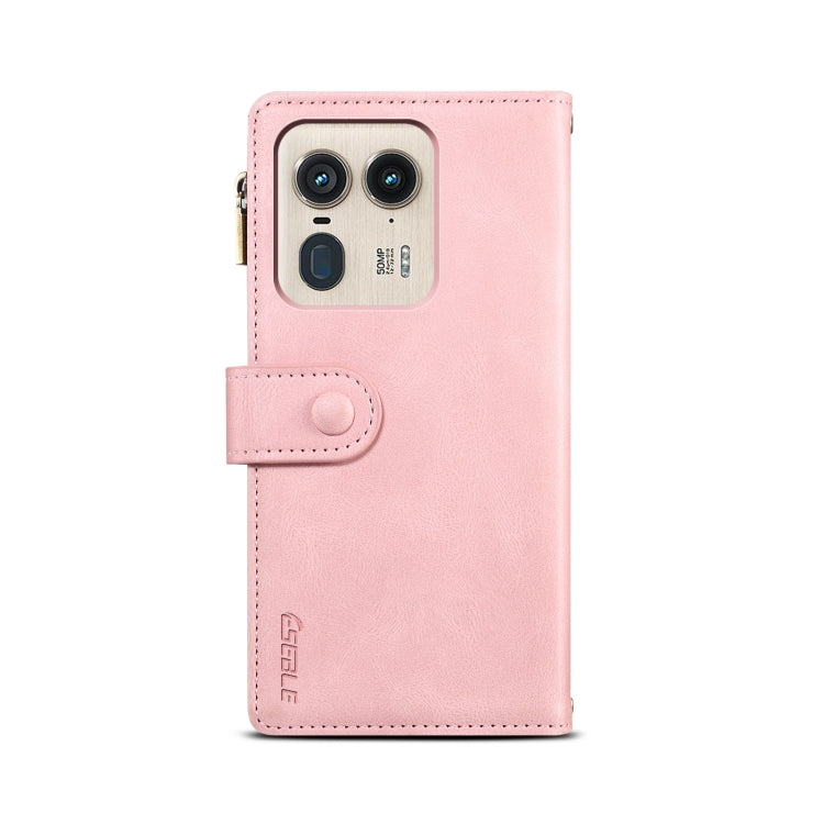 For Motorola Edge 50 Ultra ESEBLE Retro Frosted RFID Leather Phone Case(Rose Gold) - free shipping - PMC TechLife - Order now!
