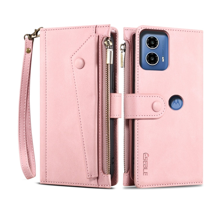 For Motorola Moto G85 ESEBLE Retro Frosted RFID Leather Phone Case(Rose Gold) - free shipping - PMC TechLife - Order now!