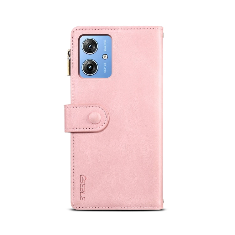 For Motorola Moto G54 5G Global ESEBLE Retro Frosted RFID Leather Phone Case(Rose Gold) - Motorola Cases by ESEBLE | Online Shopping South Africa | PMC TechLife | Buy Now Pay Later Mobicred