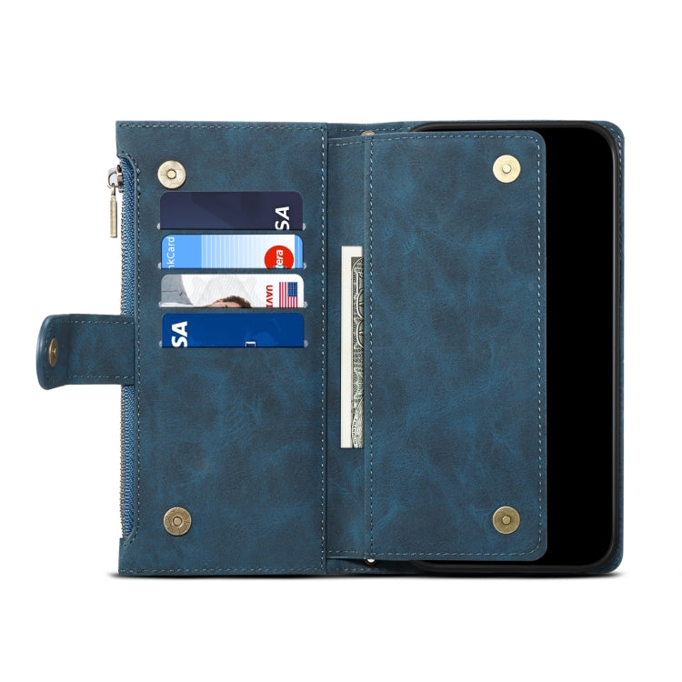 For Motorola Moto G54 Power 5G ESEBLE Retro Frosted RFID Leather Phone Case(Dark Green) - Motorola Cases by ESEBLE | Online Shopping South Africa | PMC TechLife | Buy Now Pay Later Mobicred
