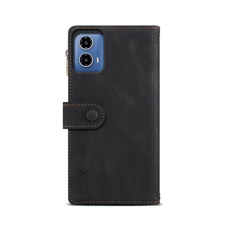For Motorola Moto G35 ESEBLE Retro Frosted RFID Leather Phone Case(Black) - Motorola Cases by ESEBLE | Online Shopping South Africa | PMC TechLife | Buy Now Pay Later Mobicred