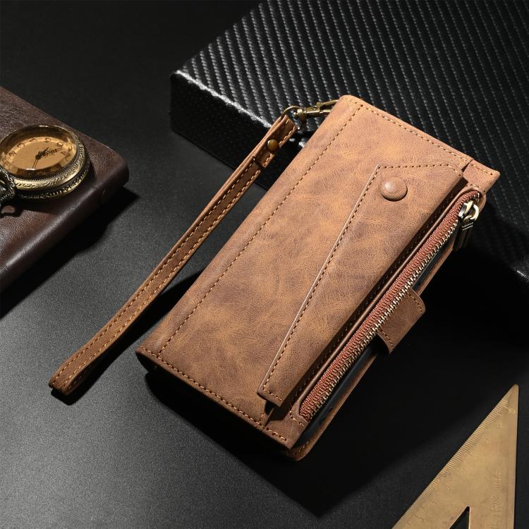 For Motorola Moto G15 ESEBLE Retro Frosted RFID Leather Phone Case(Brown) - Motorola Cases by ESEBLE | Online Shopping South Africa | PMC TechLife | Buy Now Pay Later Mobicred