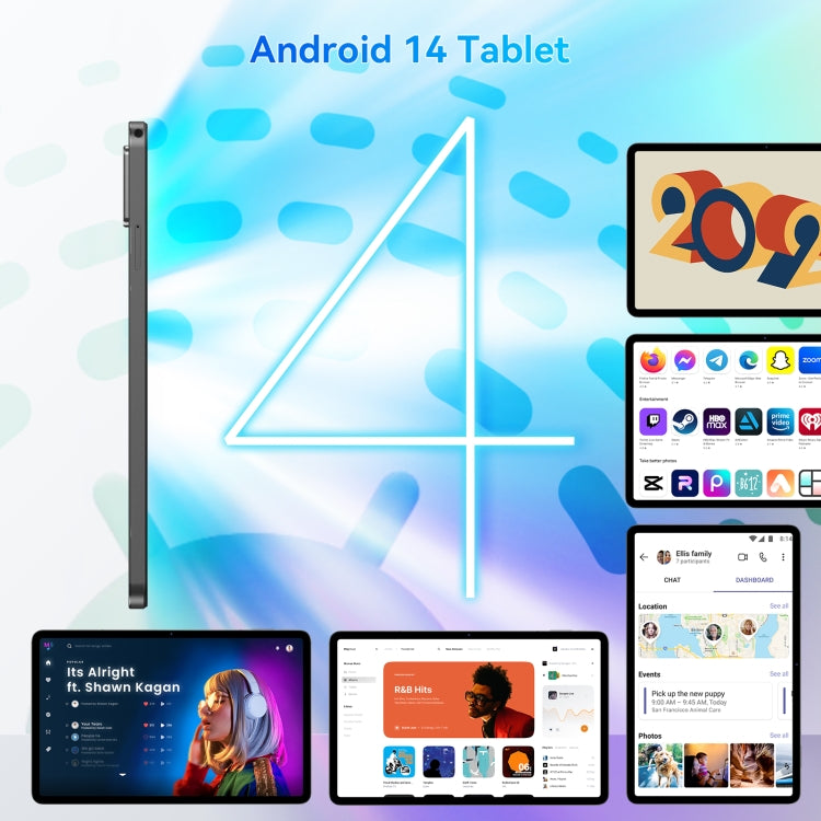 HEADWOLF Hpad6 4G LTE Tablet PC, 8GB+256GB, 11.97 inch Android 14 MT8781 Octa Core Support Dual SIM, Global Version with Google Play(Dark Grey) - free shipping - PMC TechLife - Order now!