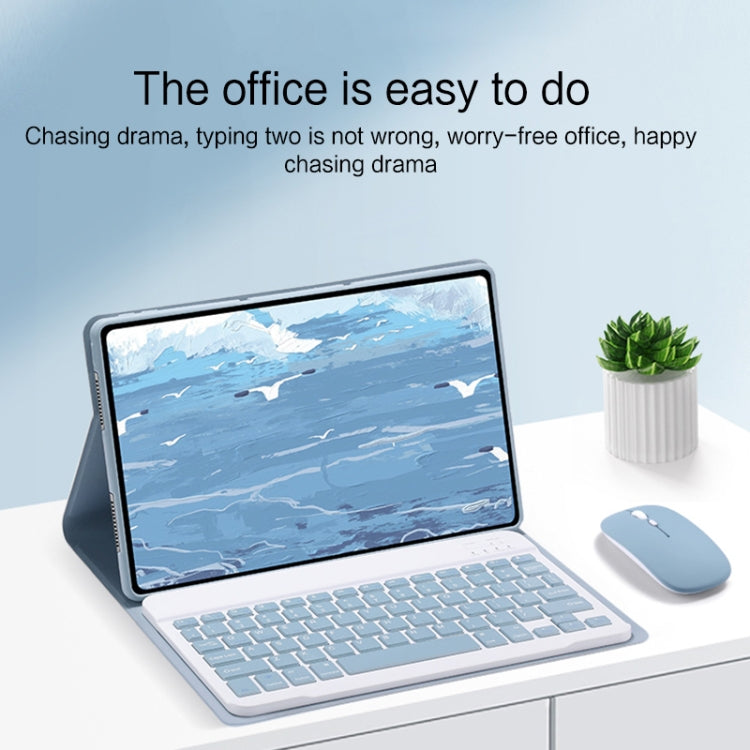 For Xiaomi Pad 5 / Pad 5 Pro 11 inch Detachable Keyboard Smart Tablet Leather Case(Purple) - Xiaomi Keyboard by PMC TechLife | Online Shopping South Africa | PMC TechLife | Buy Now Pay Later Mobicred