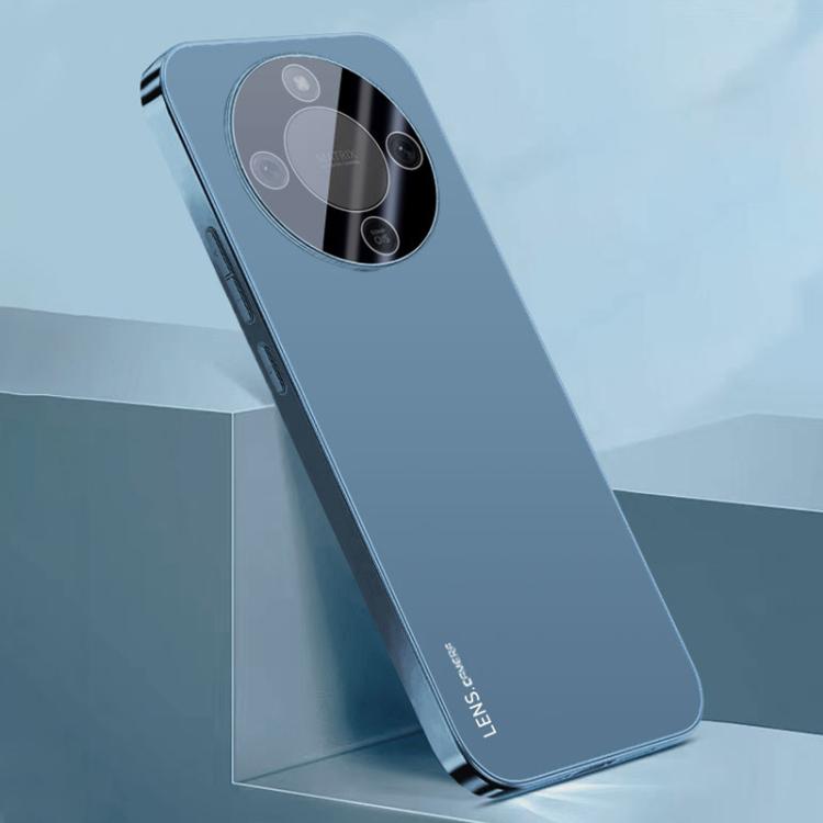 For Honor X7 5G AG Frosted Electroplating Acrylic Phone Case(Navy Blue) - free shipping - PMC TechLife - Order now!