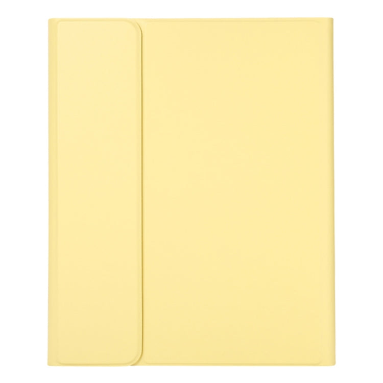 For Xiaomi Pad 6 / Pad 6 Pro 11 inch Round Cap Bluetooth Keyboard Tablet Leather Case with Pen Slot(Yellow) - Others Keyboard by PMC TechLife | Online Shopping South Africa | PMC TechLife | Buy Now Pay Later Mobicred