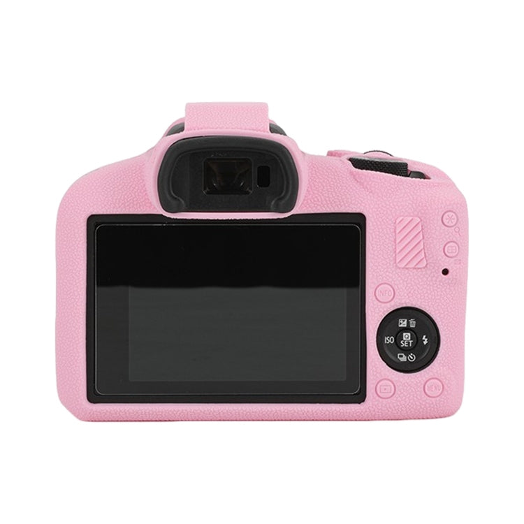 For Canon EOS R100 Litchi Texture Soft Silicone Protective Case(Pink) - free shipping - PMC TechLife - Order now!
