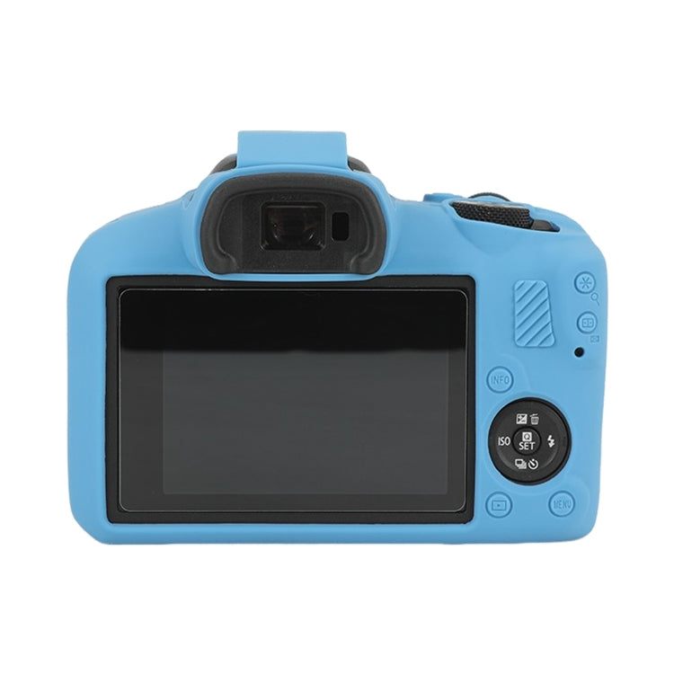 For Canon EOS R100 Glossy Soft Silicone Protective Case(Blue) - Protective Case by PMC TechLife | Online Shopping South Africa | PMC TechLife | Buy Now Pay Later Mobicred