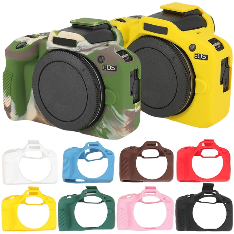 For Canon EOS R100 Glossy Soft Silicone Protective Case(Camouflage) - Protective Case by PMC TechLife | Online Shopping South Africa | PMC TechLife | Buy Now Pay Later Mobicred