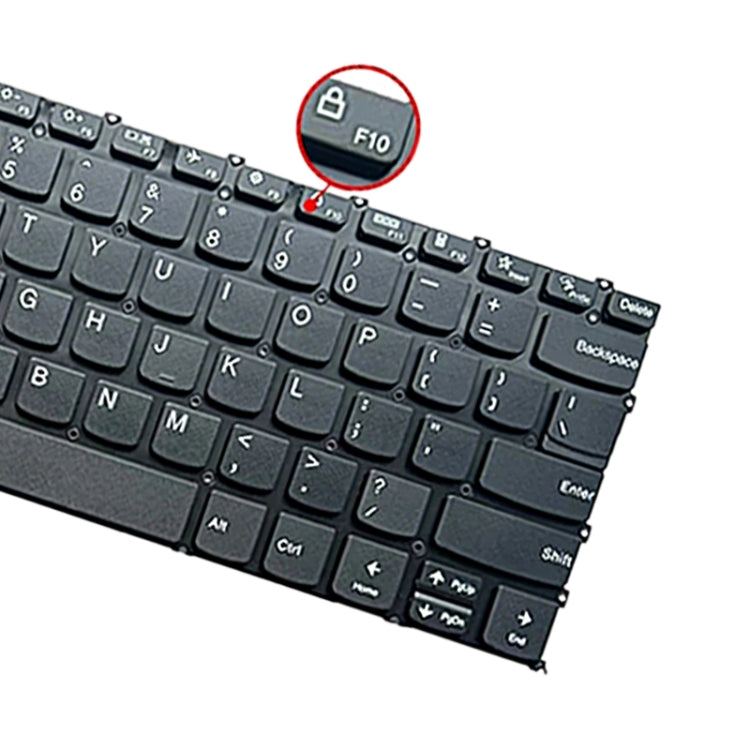 For Lenovo IdeaPad 5 / Yoga Slim 7 Pro  US Version Laptop Backlight Keyboard, F10 Key with Lock Icon(Black) - Lenovo Spare Parts by PMC TechLife | Online Shopping South Africa | PMC TechLife | Buy Now Pay Later Mobicred
