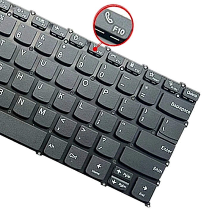 For Lenovo IdeaPad 5 / Yoga Slim 7 Pro US Version Laptop Backlight Keyboard, F10 Key with Phone Icon(Black) - Lenovo Spare Parts by PMC TechLife | Online Shopping South Africa | PMC TechLife | Buy Now Pay Later Mobicred