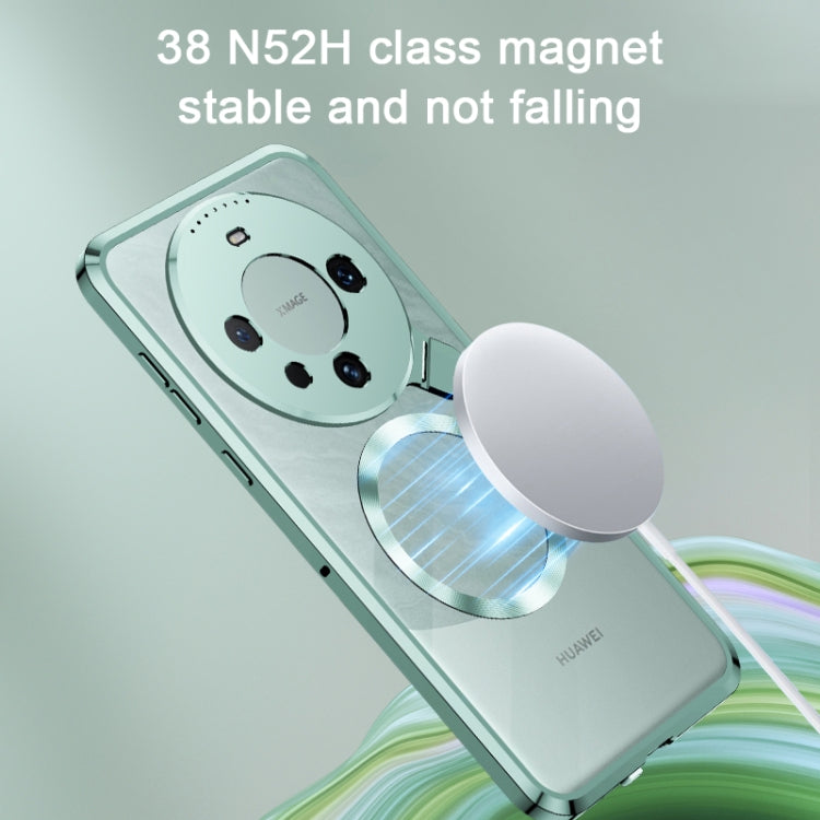 For Huawei Mate 60 Aromatherapy Holder Single-sided MagSafe Magnetic Phone Case(Black) - Huawei Cases by PMC TechLife | Online Shopping South Africa | PMC TechLife | Buy Now Pay Later Mobicred
