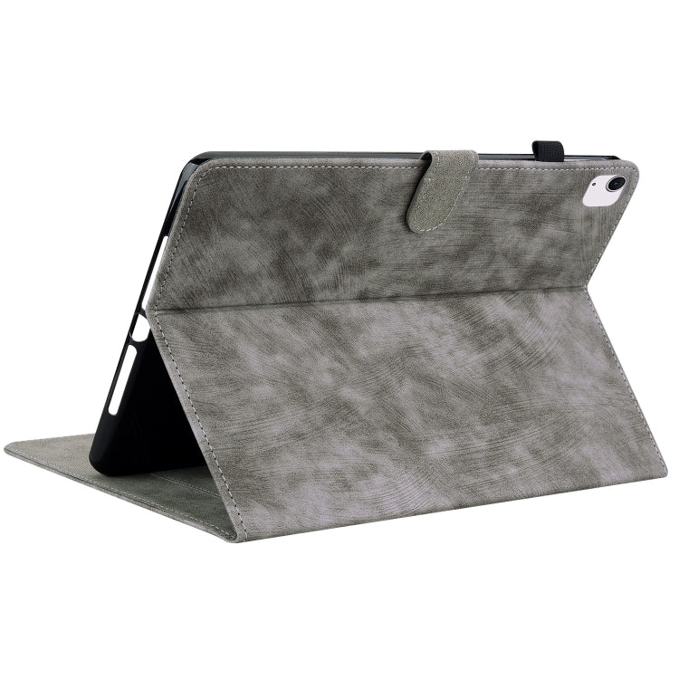 For iPad Air 13 2025 / 2024 Embossed Tiger Pattern Leather Tablet Case(Grey) - iPad Air 13 2025 / 2024 Cases by PMC TechLife | Online Shopping South Africa | PMC TechLife | Buy Now Pay Later Mobicred