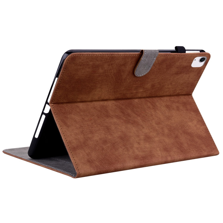 For iPad Air 13 2025 / 2024 Embossed Tiger Pattern Leather Tablet Case(Brown) - iPad Air 13 2025 / 2024 Cases by PMC TechLife | Online Shopping South Africa | PMC TechLife | Buy Now Pay Later Mobicred