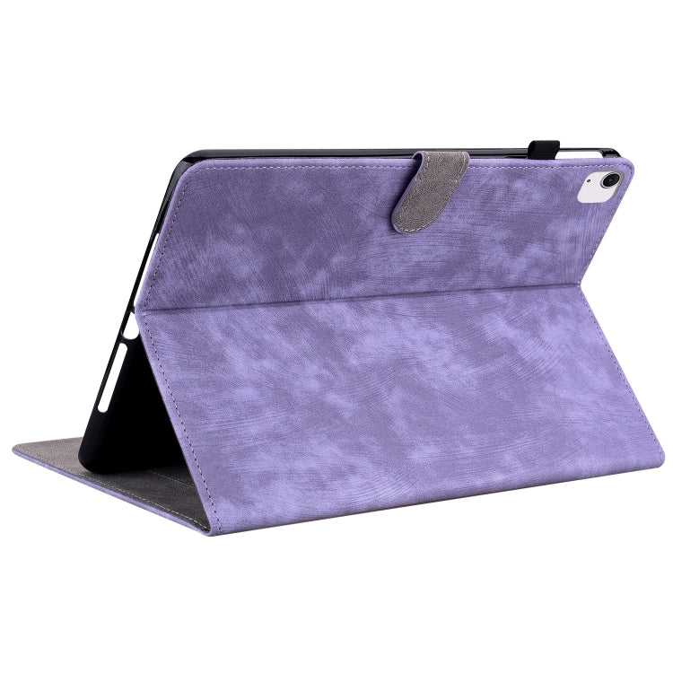 For iPad Air 11 2025 / 2024 Embossed Tiger Pattern Leather Tablet Case(Purple) - iPad Air 11 2025 / 2024 Cases by PMC TechLife | Online Shopping South Africa | PMC TechLife | Buy Now Pay Later Mobicred