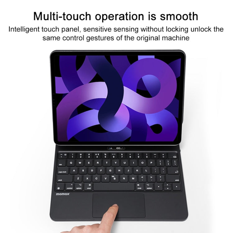 For iPad Pro 11 2018-2022/Air 10.9 2020-2022 MOMAX KB5 Mag Link Wireless Floating Water-resistant Magnetic Keyboard - Universal by MOMAX | Online Shopping South Africa | PMC Jewellery | Buy Now Pay Later Mobicred