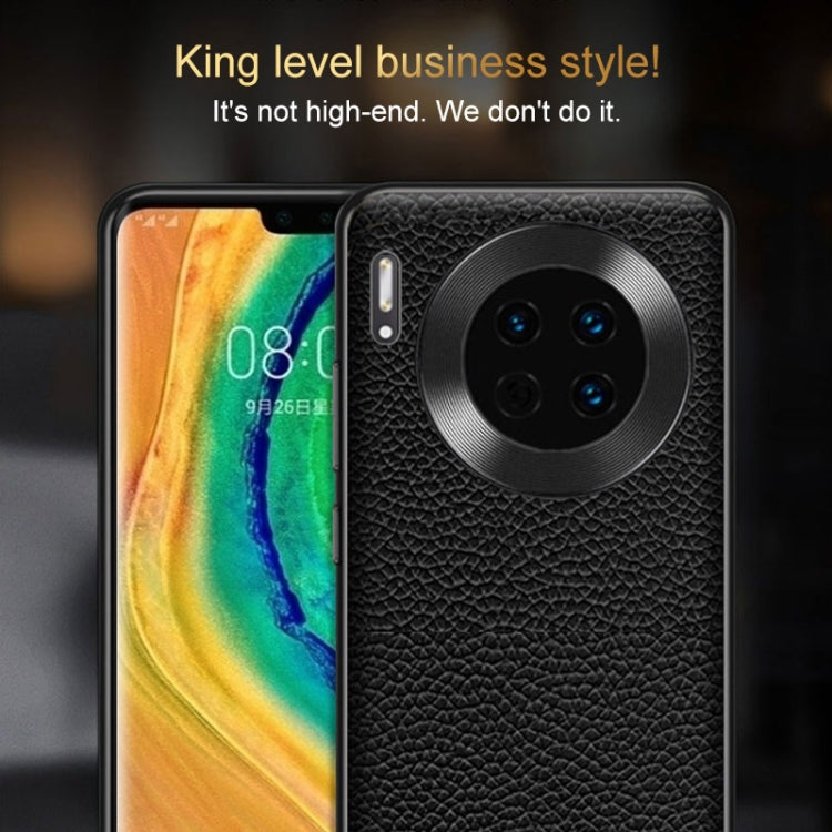 For Huawei Pura 70 Pro / 70 Pro+ Genuine Leather Litchi Texture Phone Case(Coffee) - free shipping - PMC Jewellery - Order now!