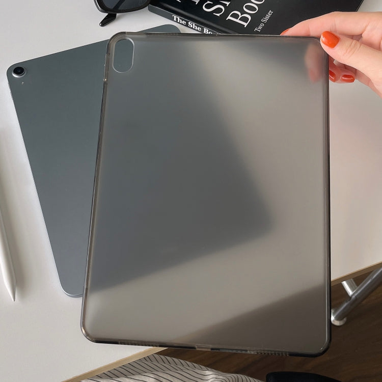 For iPad Air 13 2025 / 2024 Skin-feeling Crystal Clear Acrylic Tablet Case(Black) - iPad Pro 12.9 (2022/2021) Cases by PMC TechLife | Online Shopping South Africa | PMC TechLife | Buy Now Pay Later Mobicred