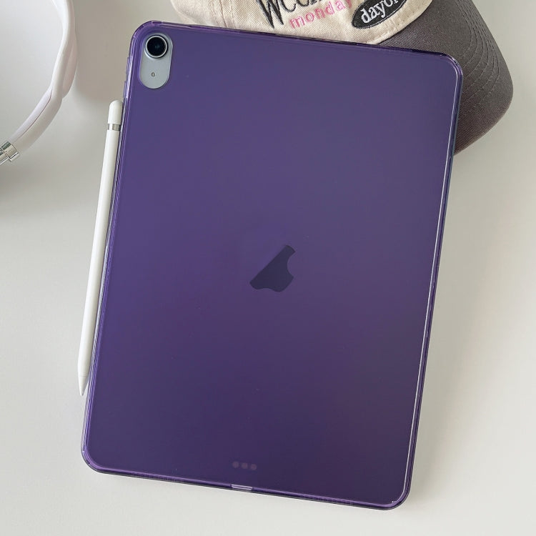 For iPad Air 11 2024 / Air 2022 10.9 Skin-feeling Crystal Clear Acrylic Tablet Case(Purple) - iPad Air 11 2024 Cases by PMC TechLife | Online Shopping South Africa | PMC TechLife | Buy Now Pay Later Mobicred
