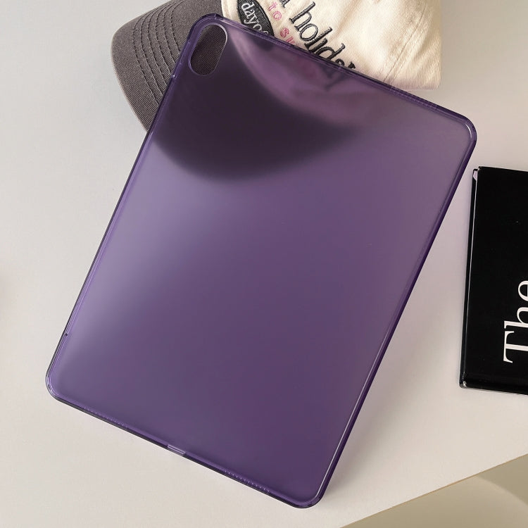 For iPad Air 11 2024 / Air 2022 10.9 Skin-feeling Crystal Clear Acrylic Tablet Case(Purple) - iPad Air 11 2024 Cases by PMC TechLife | Online Shopping South Africa | PMC TechLife | Buy Now Pay Later Mobicred