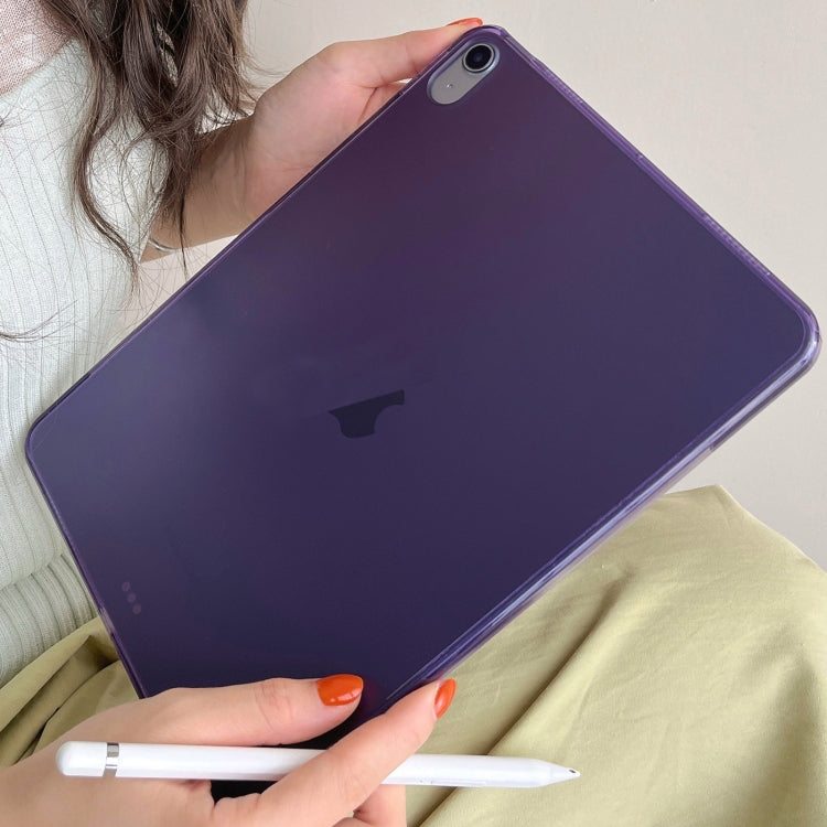 For iPad Air 11 2024 / Air 2022 10.9 Skin-feeling Crystal Clear Acrylic Tablet Case(Purple) - iPad Air 11 2024 Cases by PMC TechLife | Online Shopping South Africa | PMC TechLife | Buy Now Pay Later Mobicred