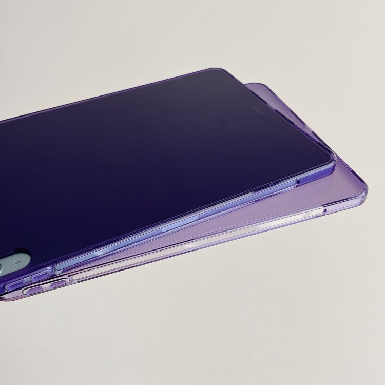 For iPad Air 11 2024 / Air 2022 10.9 Skin-feeling Crystal Clear Acrylic Tablet Case(Purple) - iPad Air 11 2024 Cases by PMC TechLife | Online Shopping South Africa | PMC TechLife | Buy Now Pay Later Mobicred