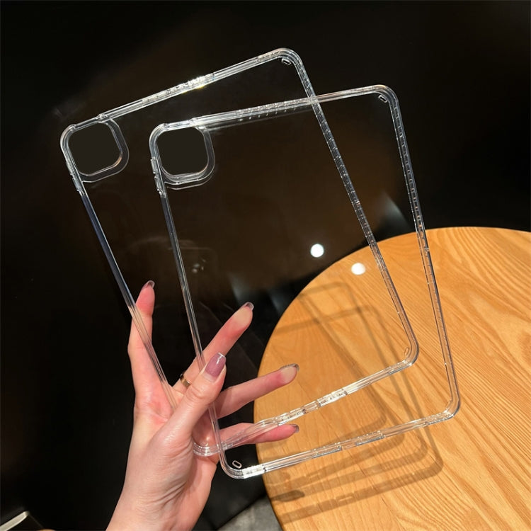 For iPad Air 11 2024 / Air 2022 10.9 Suck Pen Clear Acrylic Tablet Case(Transparent) - More iPad Cases by PMC TechLife | Online Shopping South Africa | PMC TechLife | Buy Now Pay Later Mobicred