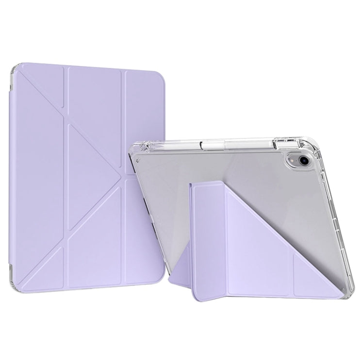 For iPad Air 13 2025 / 2024 / Pro 12.9 GEBEI Deformation Leather Tablet Case(Purple) - free shipping - PMC TechLife - Order now!