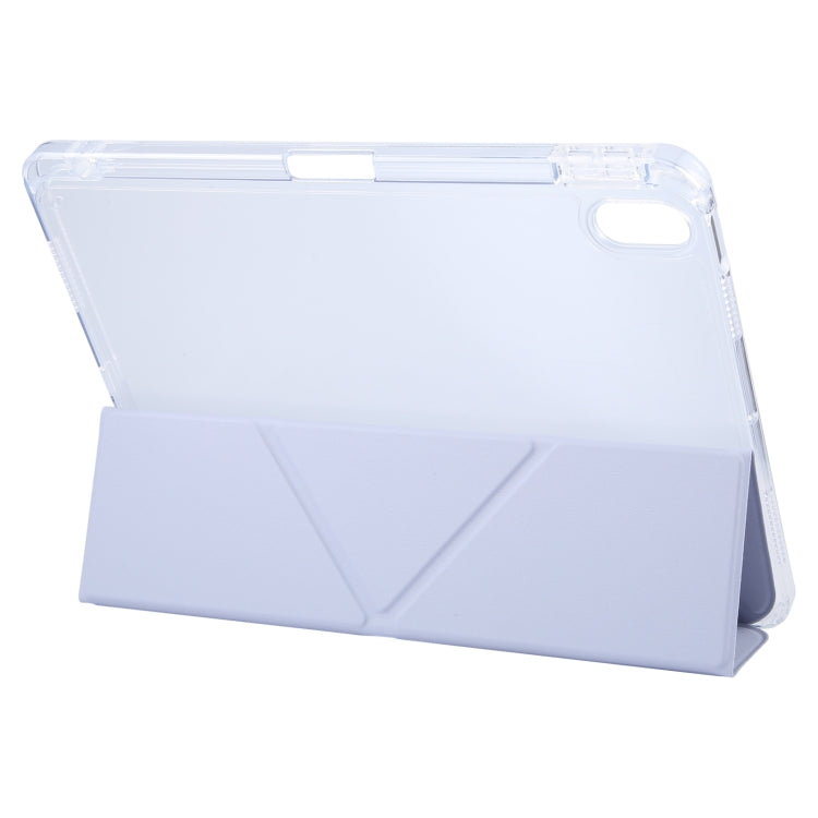 For iPad Air 11 2025 / 2024 / Air 5 / 4 GEBEI Deformation Leather Tablet Case(Purple) - free shipping - PMC TechLife - Order now!