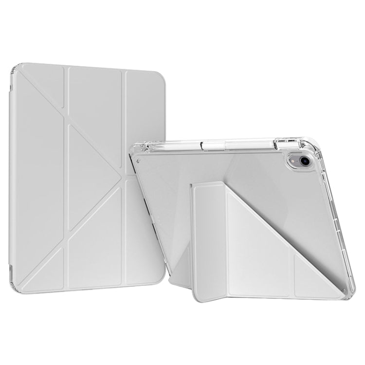 For iPad Air 11 2025 / 2024 / Air 5 / 4 GEBEI Deformation Leather Tablet Case(Grey) - free shipping - PMC TechLife - Order now!