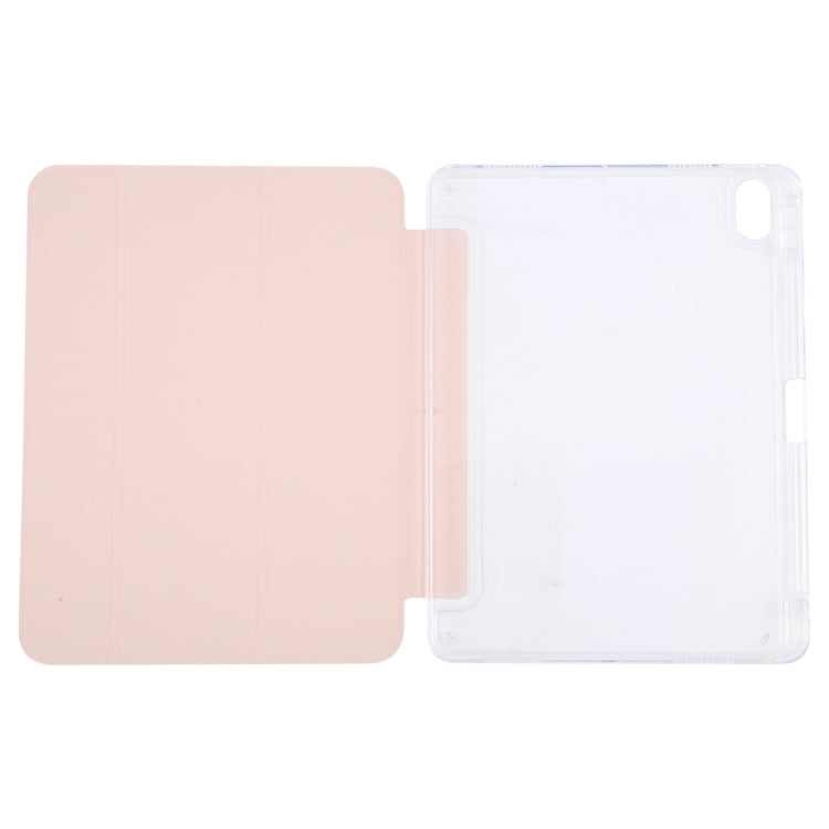 For iPad Pro 13 2024 GEBEI Deformation Leather Tablet Case(Pink) - free shipping - PMC TechLife - Order now!