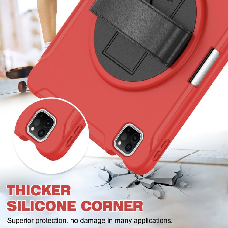 For iPad Pro 11 2024 Spider Wheel Silicone Hybrid PC Tablet Case(Red) - iPad Pro 11 2024 Cases by PMC TechLife | Online Shopping South Africa | PMC TechLife | Buy Now Pay Later Mobicred