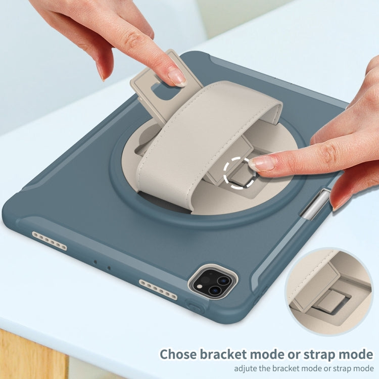 For iPad Pro 11 2024 Spider Wheel Silicone Hybrid PC Tablet Case(Cornflower Blue) - iPad Pro 11 2024 Cases by PMC TechLife | Online Shopping South Africa | PMC TechLife | Buy Now Pay Later Mobicred