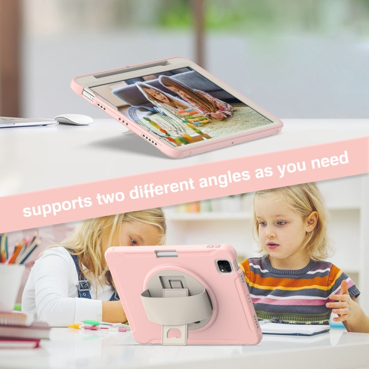 For iPad Air 11 2024 Spider Wheel Silicone Hybrid PC Tablet Case(Cherry Blossoms Pink) - iPad Air 11 2024 Cases by PMC TechLife | Online Shopping South Africa | PMC TechLife | Buy Now Pay Later Mobicred