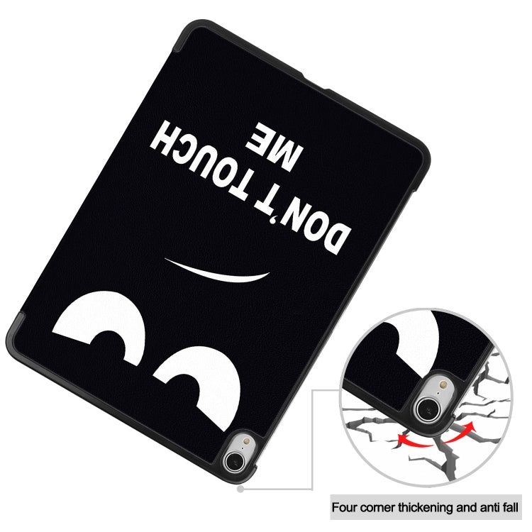 For iPad Air 13 2024 Custer Painted 3-Fold Holder Smart Leather Tablet Case(Big Eyes ME) - iPad Air 13 2024 Cases by PMC TechLife | Online Shopping South Africa | PMC TechLife | Buy Now Pay Later Mobicred