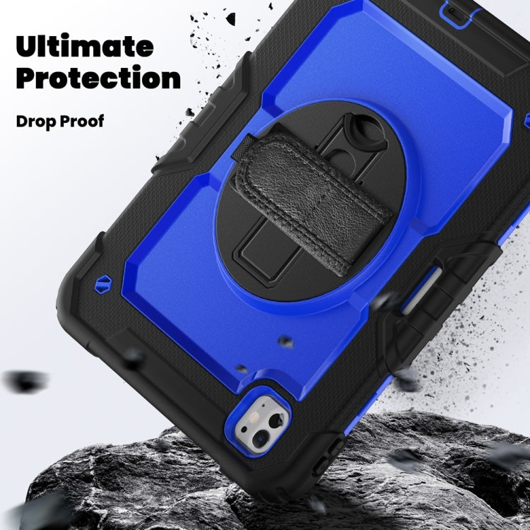 For iPad Pro 11 2024 Silicone Hybrid PC Tablet Protective Case(Dark Blue+Black) - free shipping - PMC TechLife - Order now!