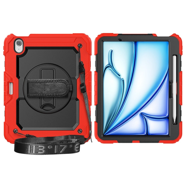 For iPad Air 11 2024 / Air 11 2025 Silicone Hybrid PC Tablet Protective Case(Red+Black) - iPad Air 11 2025 / 2024 Cases by PMC TechLife | Online Shopping South Africa | PMC TechLife | Buy Now Pay Later Mobicred