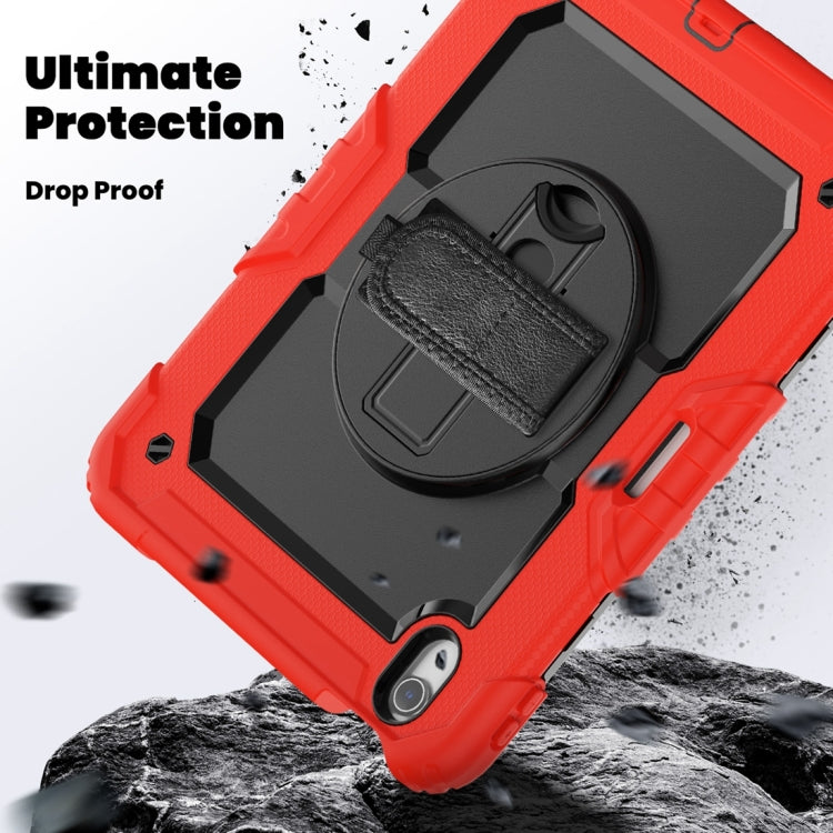 For iPad Air 11 2024 / Air 11 2025 Silicone Hybrid PC Tablet Protective Case(Red+Black) - iPad Air 11 2025 / 2024 Cases by PMC TechLife | Online Shopping South Africa | PMC TechLife | Buy Now Pay Later Mobicred