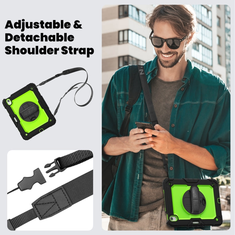 For iPad Air 11 2024 Silicone + PC Tablet Protective Case(Yellow Green+Black) - iPad Air 11 2024 Cases by PMC TechLife | Online Shopping South Africa | PMC TechLife | Buy Now Pay Later Mobicred